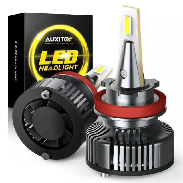 AUXITO H11 H8 H9 LED Headlight Kit Low Beam Bulb Super Bright 6500K Bulb 20000LM