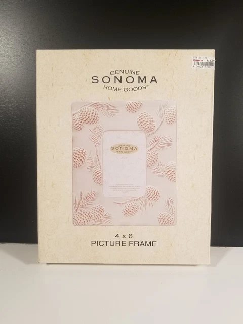 Genuine Sonoma Home Goods Picture Frame, Fall Christmas 4 x 6 In box