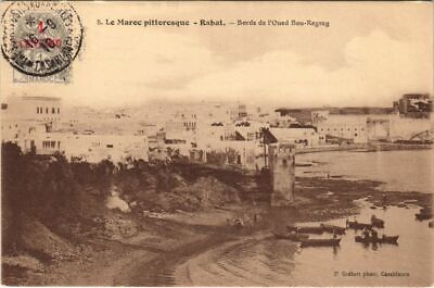 CPA AK Rabat - Bords de l'Oued Bou-Regreg MAROC (1082988)