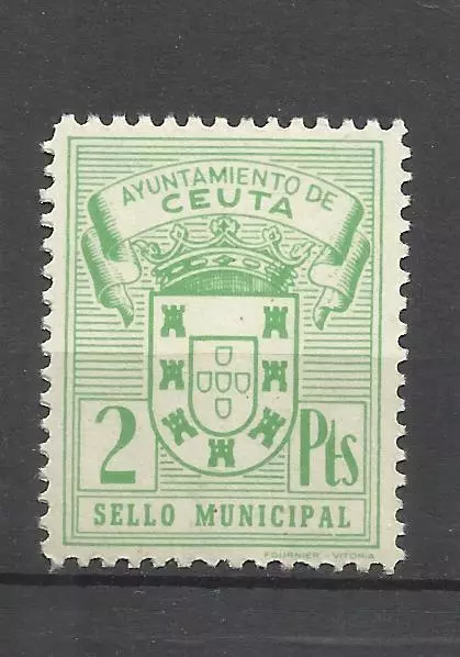 5647-Antiguos Sellos Fiscales Ayuntamiento Ceuta España Norte Africa Mnh**.Spain