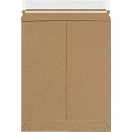 100-Pack Self-Seal Kraft Brown Stay Flat Mailers for Photos, 9.75" x 12.25"