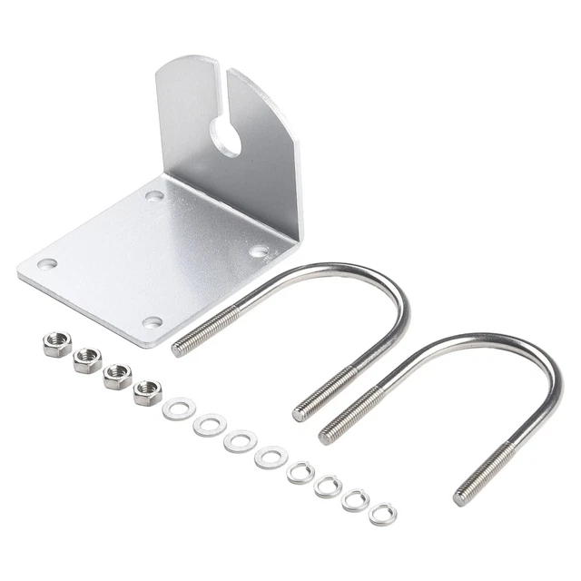 Wessper Supporto a Parete 30/110 cm in Acciaio per Antenna Zincato per Parabola Satellita – Argento