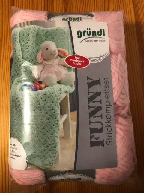 Schönes Strickkomplettset von gründl, 300g,  Neuware!!!