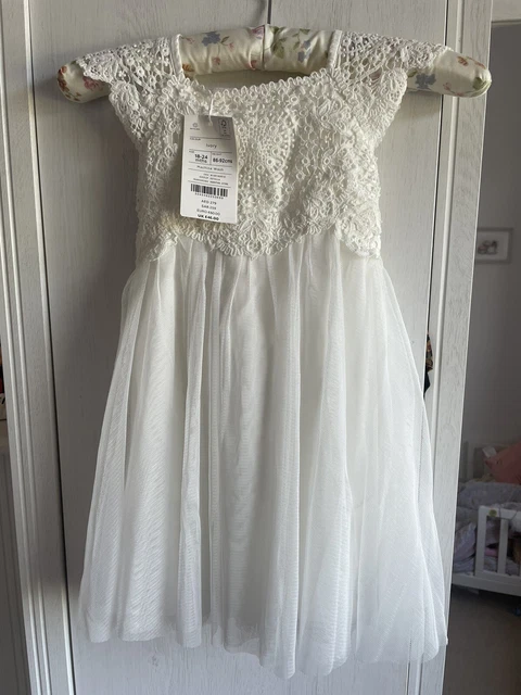 Monsoon Baby Girl Flower Girl Dress Estella Size 18-24 Months