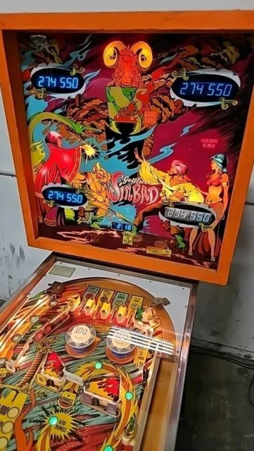 1978 Gottlieb’s - Sinbad Pinball Machine 1978 Gottlieb’s - Sinbad Pinball Machine