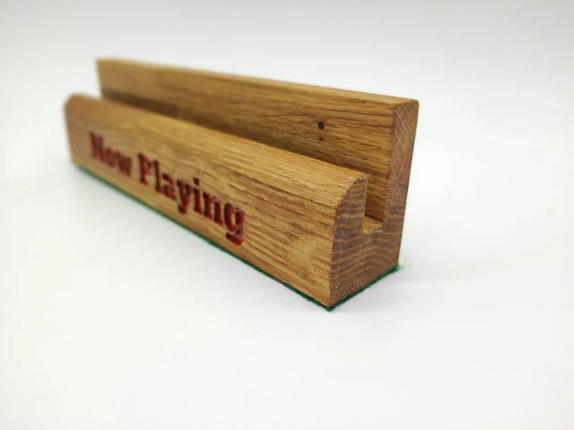 Handmade 12" Vinyl LP Record Collector Now Playing Sleeve Display Stand Music