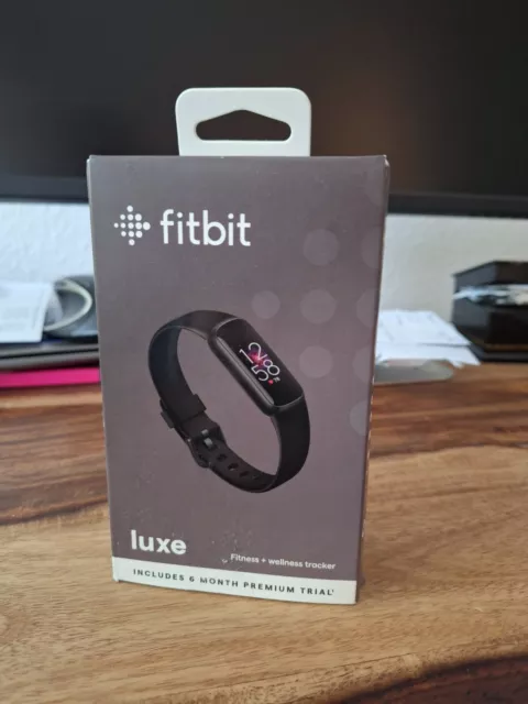 Fitbit Luxe Aktivitäts-Tracker - Schwarz/Edelstahl Graphit (vollständiges Set)