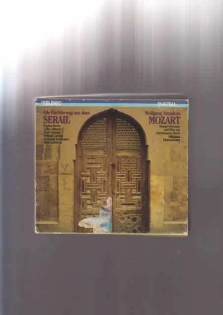 Mozart Die Entführung Aus Dem SERAIL / 3 x CD BOX SET Nikolaus Harnoncourt