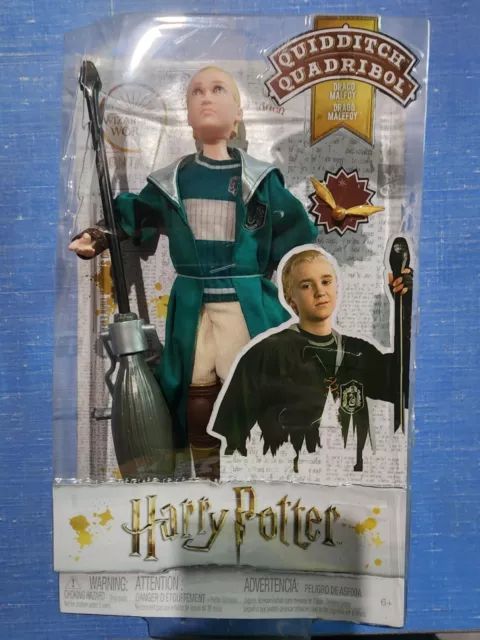 Harry Potter Wizarding World Quidditch Quadribol Draco Malfoy Figure Doll NEW