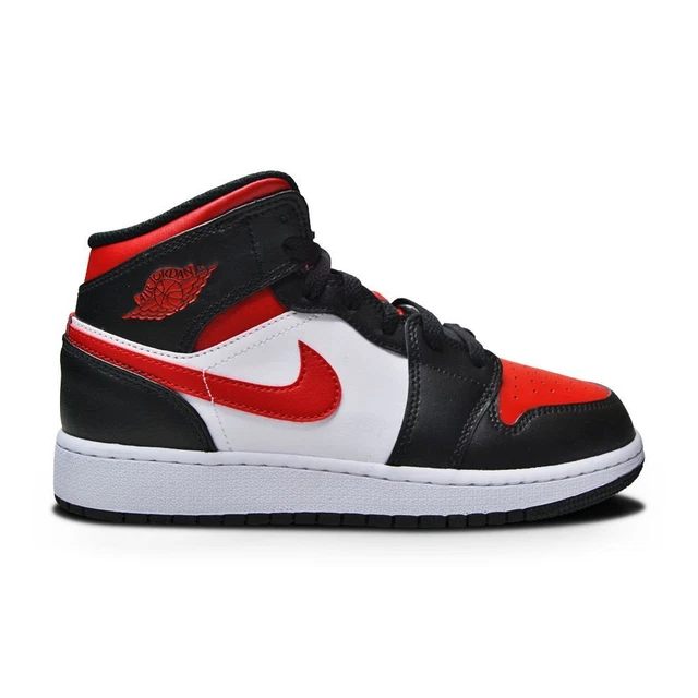NIKE AIR JORDAN 1 Mid GS Juniors 554725 177 bianco polline