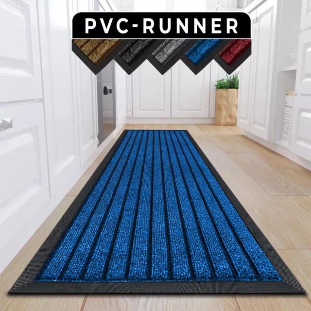 Large Heavy Duty Door Mat Non Slip Rubber Barrier Mats Kitchen Hallway Floor Rug