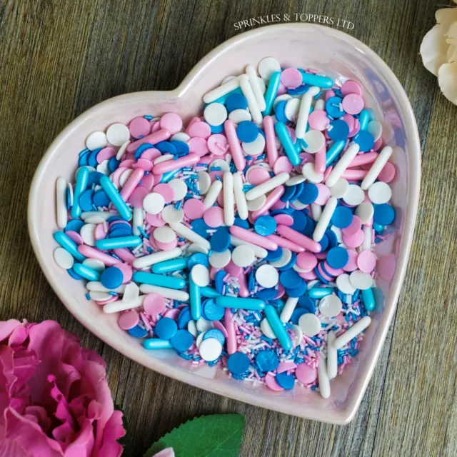 Heart of Gold Sprinkles Mix Cupcake / Cake Decorations 