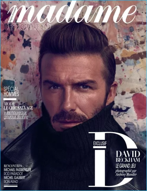 Madame Figaro Magazine French David Beckham Michael Fassbender Rod Paradot Arad