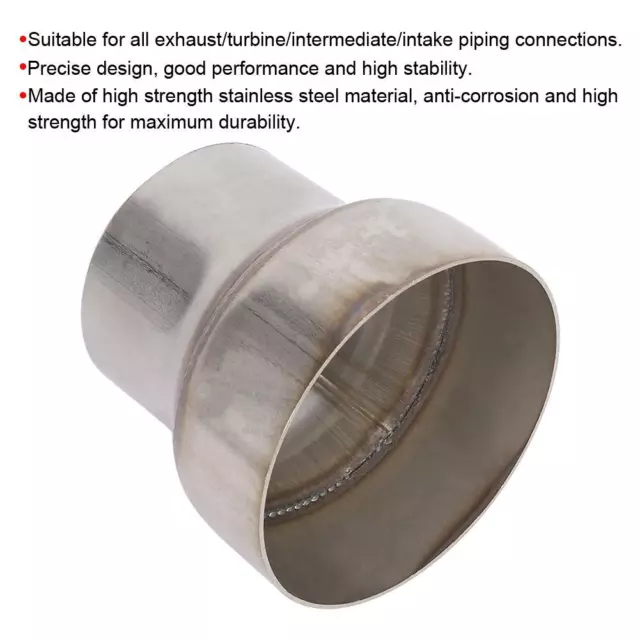 Pipe Exhaust Reducer 3 to 4 inch /Exhaust Stainless Steel Reducer Adapter Tube