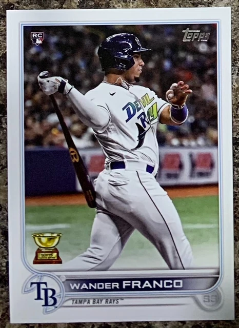 2022 Topps Series 1 Wander Franco Rookie Card #215 (SP Variation)