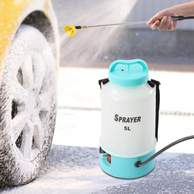 Hand-held Portable Water/Chemical Sprayer Pump Pressure Garden Spray Bottle 5L