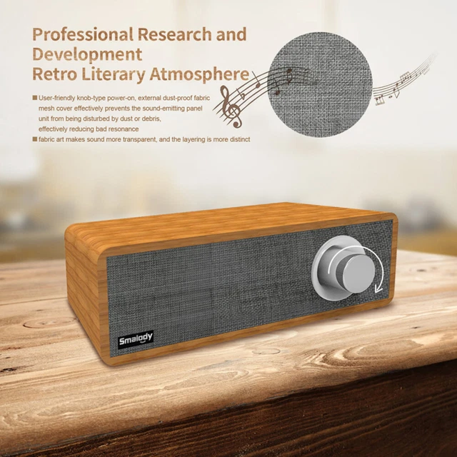 Speakers Wireless Speakers Wireless Speakers Portable Wireless Speaker Wooden 3