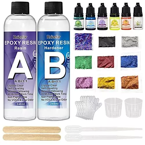 Kit de résine Crystal Clear Election Xy, haute brillance, moteurs