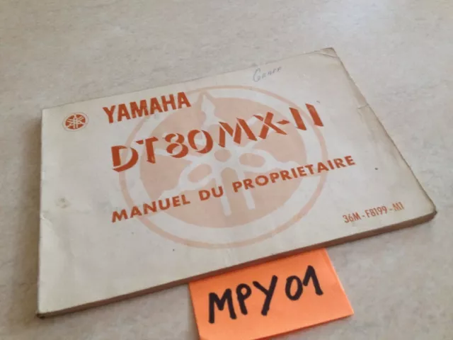 Manual Owner Yamaha DT80MX-II DT80 MX II Dtmx 80 Dt Owner's Manual Éd. 84