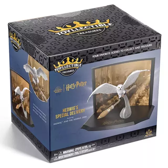 Toyllectible Harry Potter Edvige con Nimbus 2000 2