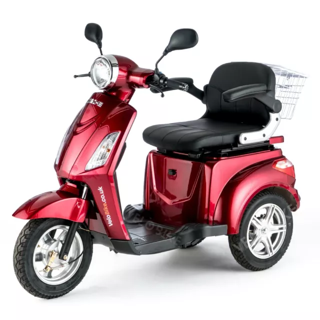 VELECO ZT15 Scooter Eléctrico de 3 Ruedas Mayores Minusvalido 900W