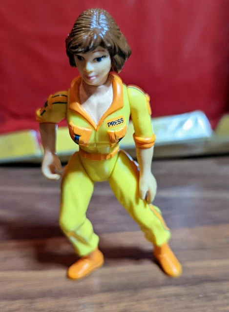 Vintage Teenage Mutant Ninja Turtles, April O'Neil 1988 Playmates Collectible.