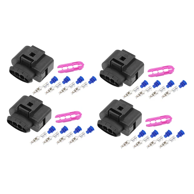 4 Set 4pin No.1J0973724 Accensione Bobina Pz Connettore per VW per Audi