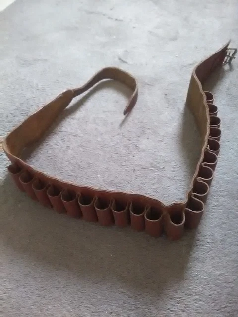 Ceinture Ancienne En Crêpe Et Cuir - Style Vintage | Accessoire Rétro Authentique | Fabriqué En France