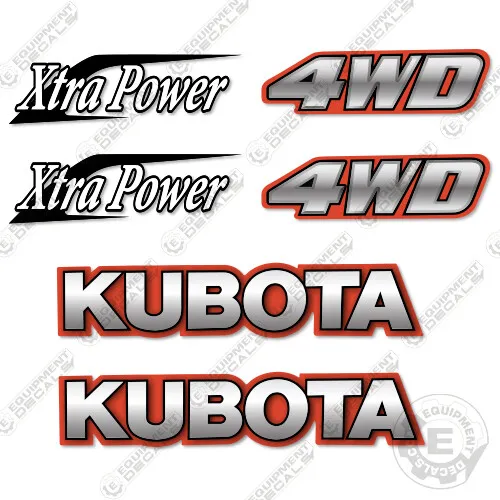 Fits Kubota BX2350 Decal Kit Tractor Decals - 3M VINYL Aftermarket Sticker Set