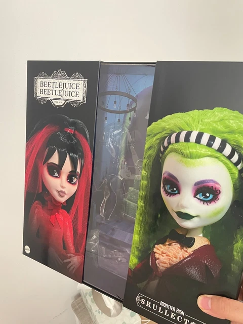 Skullector Box BEETLEJUICE & LYDIA Deetz Monster High Skullector Doll BOX ONLY $25.00 ...