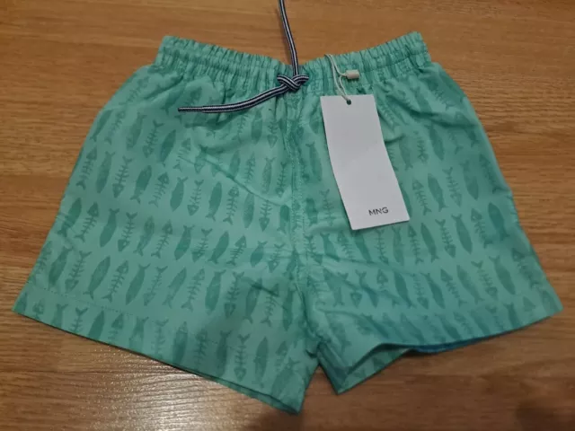 Pantaloncini da bagno Mango bambini cravatta vita 9-18 mesi.