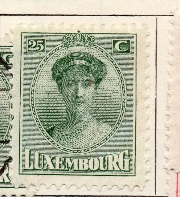Luxembourg 1921 Early Issue Fine Mint Hinged 25c. 147015