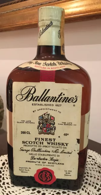 Ballantine's Finest Scotch Whisky Ballantines 200 Cl 2 Litri 40% Vintage 1968/70