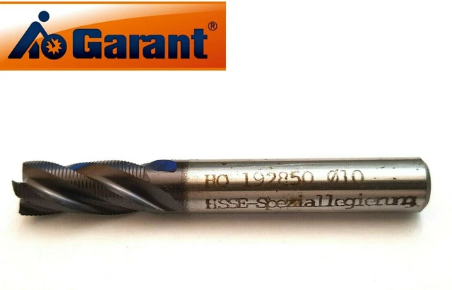 Speziallegirunq End Mill 10mm HSS Shank Dia 10MM Coat 4-Flute