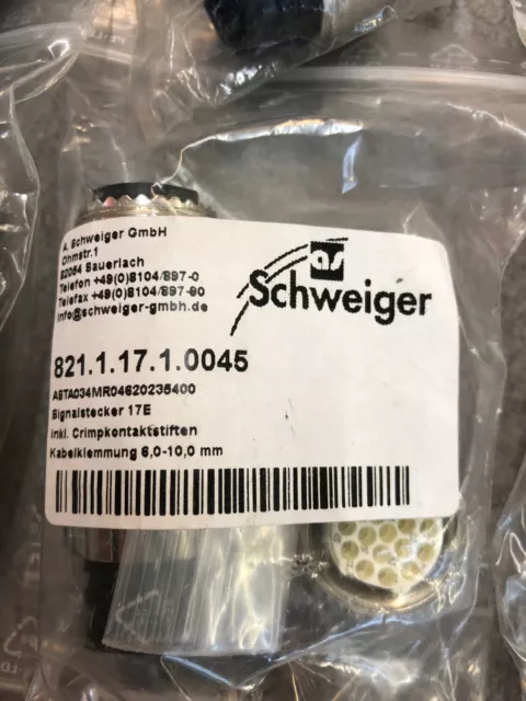 Schweiger 821.1.17.1.0045 Connector 17-pin male /#G E1LK 1900