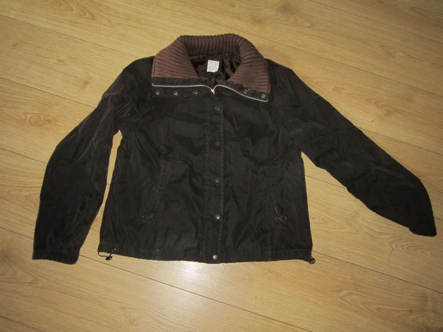 Manteau Court Marron Camaïeu - Taille 40 - Occasion En Très Bon état