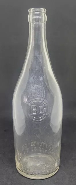 1920's ORANGE CRUSH BOTTLING CO 30 OZ CROWN TOP BOTTLE RARE OCBCO COHOES NY