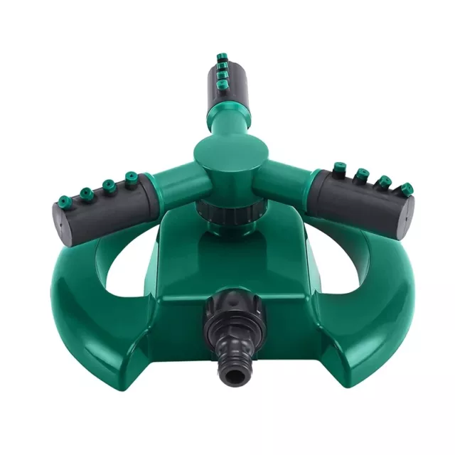 Garden Sprinkler, Adjustable Rotating Lawn Sprinkler 360 Degree 3 Arm4505