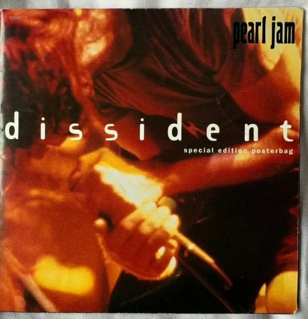 Pearl Jam, Dissident 7" vinyl in posterbag, 1994