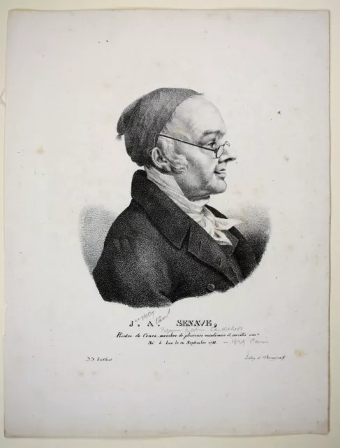 EECKHOUT (*1793) nach BURGGRAAFF (*1801), Jacques Albert Sénave, um 1830, Lith.