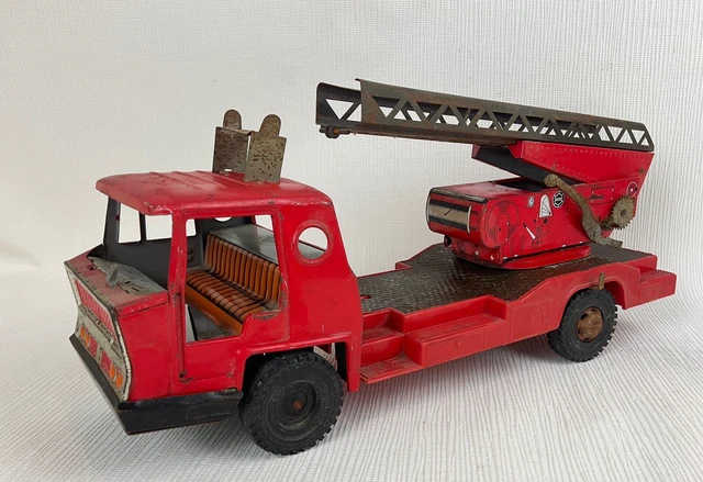 Jouet Paya Fiat Seat 132 Bomberos JEFE #4 - 38 Cm - Espagne - électrique Boîte