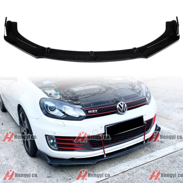 Diffusor  Frontlippe für VW Golf 6 GTI GTD VI ABS Frontspoiler Lippe Glanz