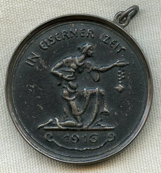 1916 Iron for Gold Donation Medal