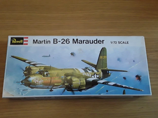 REVELL MARTIN B-26 Marauder Model Kit 1/72 Scale Vintage £20.00 ...