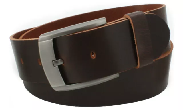 Hochwertiger Ledergürtel 5 cm braun Vollleder Vascavi Belt Gürtel echtes Leder