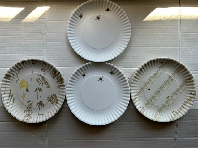 180 Degrees Busy Bees Melamine Plates - Set Of Four Uganda