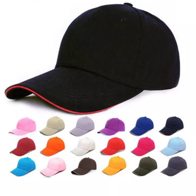 Unisexe Hommes Femmes Noir Casquette De Baseball Snapback Chapeaux Hip-Hop -