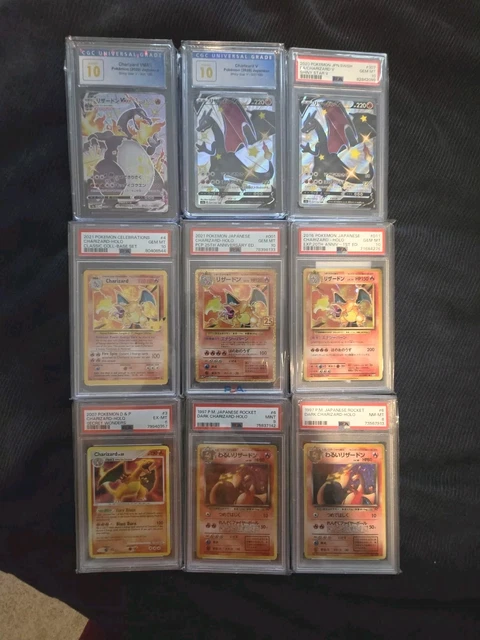 thumbnail image 2 of PSA 10 Graded Pokemon Card Lot – Vintage & Modern (Charizard, Pikachu, Umbreon) 2 of 6
