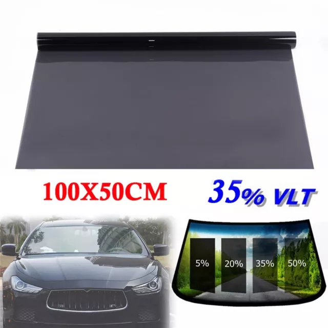 Facile rimozione auto home office vetro pellicola tinta 35% VLT 50*100 cm