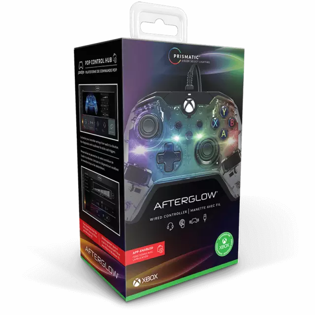 PDP Afterglow Prismatic Wired Controller - Xbox One Series X | S Colour Changing